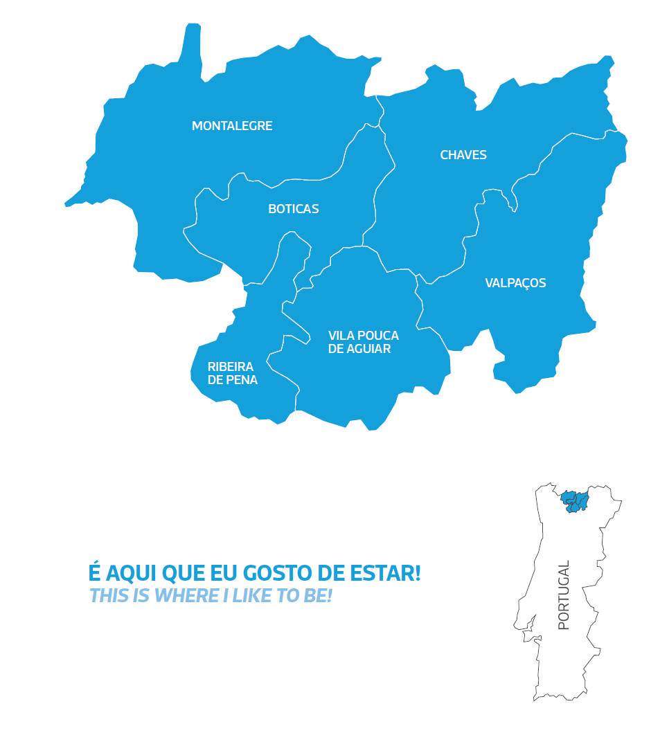 Mapa Alto Tâmega e Barroso